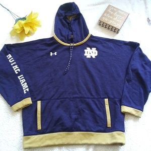 men's under armour notre dame hoodie